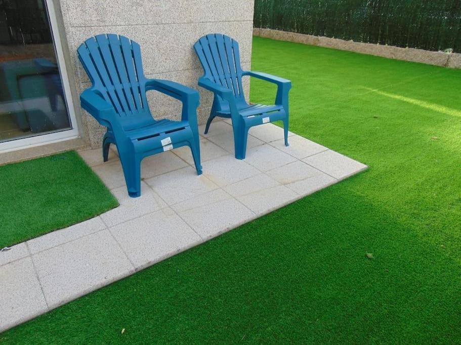 Apartamento Con Jardin San Giacomo di Compostella Esterno foto
